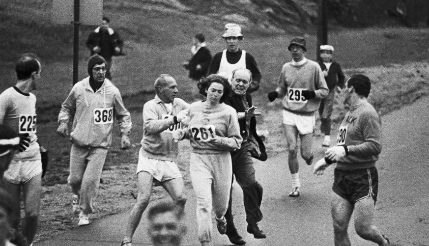 1967: First woman to enter the Boston Marathon